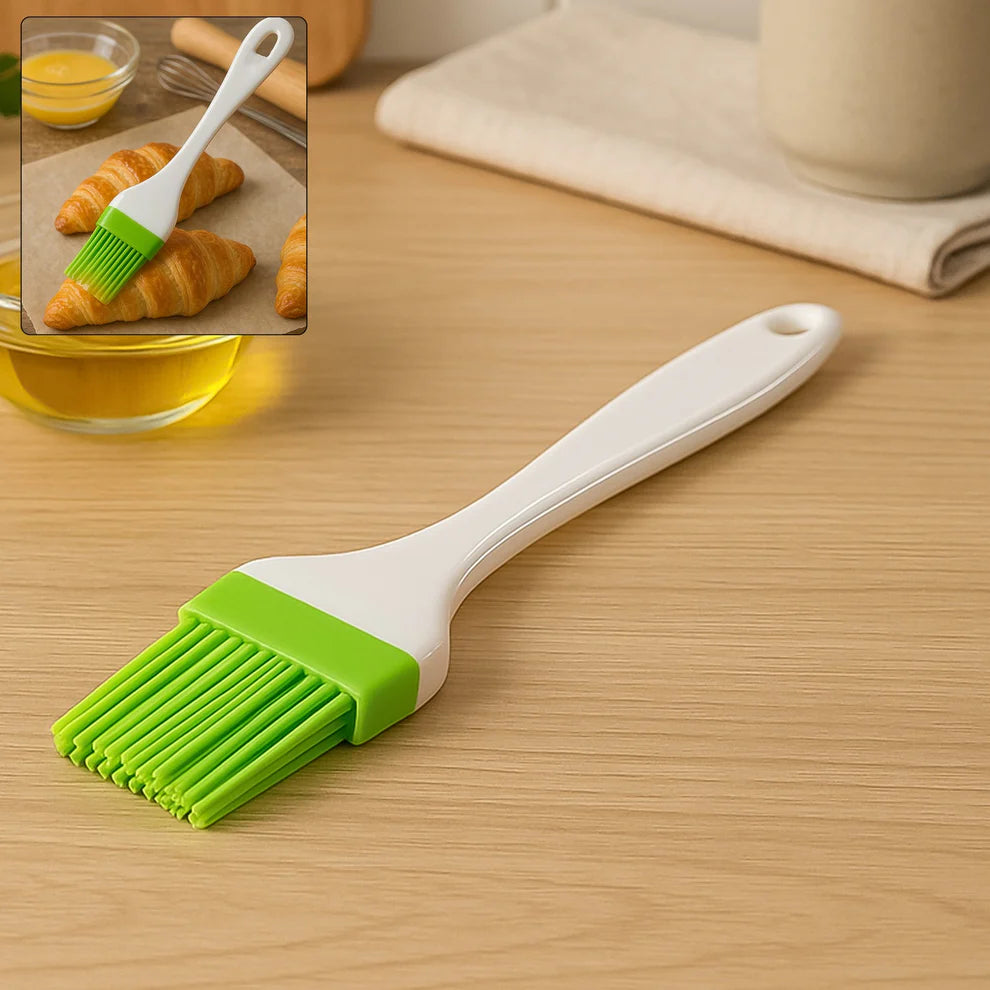 Silicone kitchen oil brush