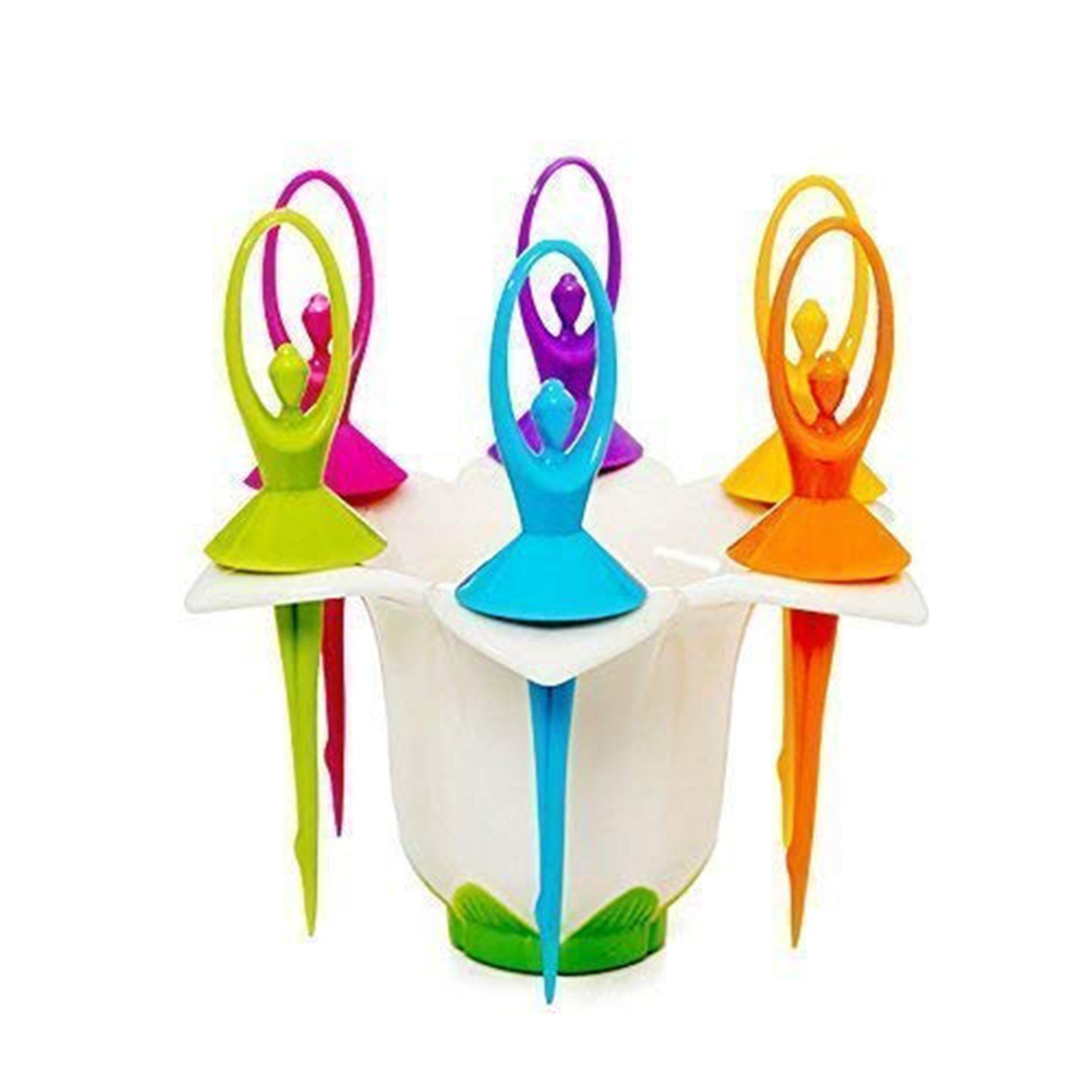 Dancing Doll Fruit Forks