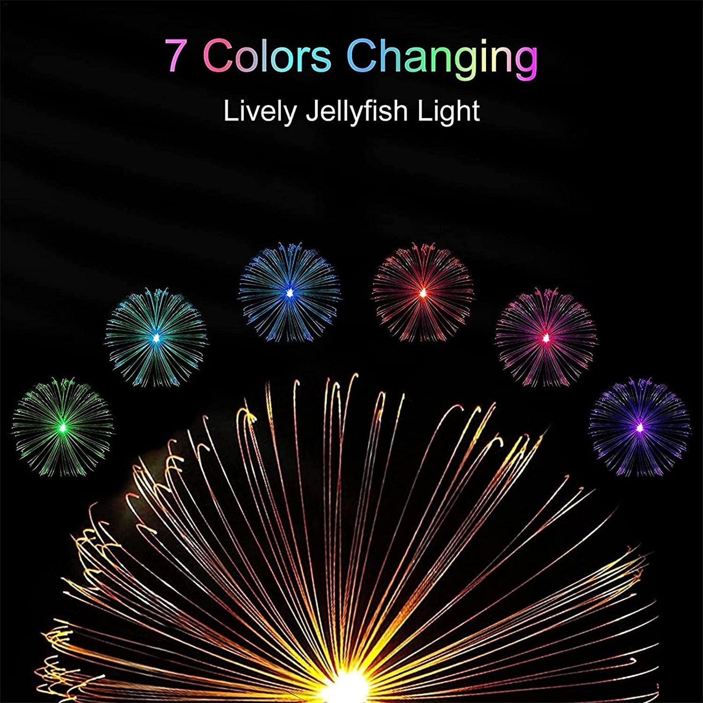 Solar Jellyfish Garden Lights