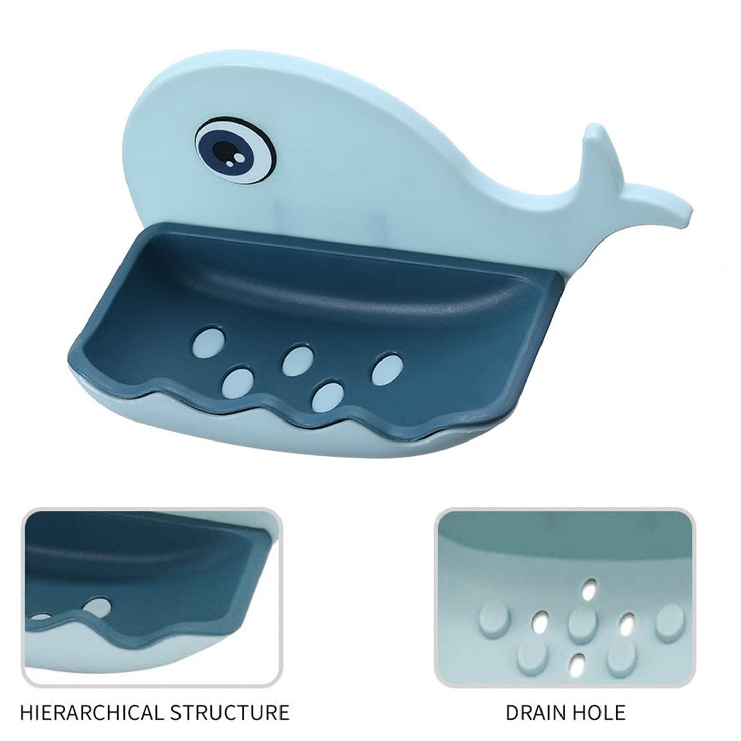 Fish Shape Soap Holder  (Pack Of 2pc)