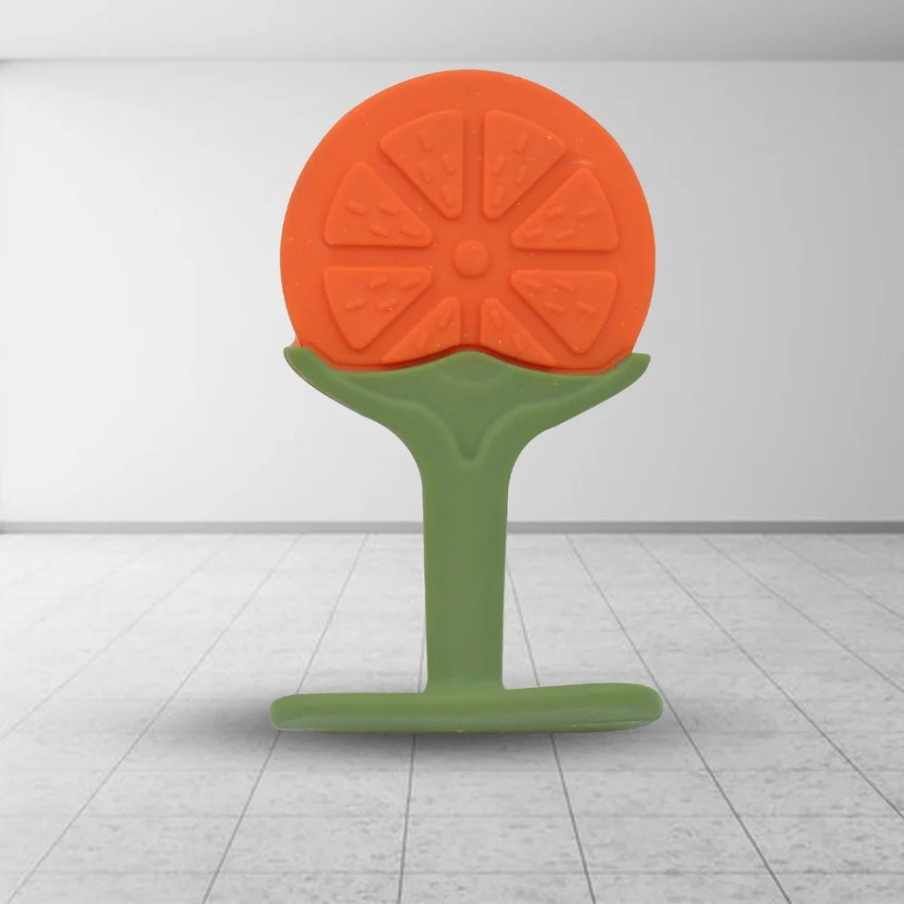 Silicone fruit shape baby teether