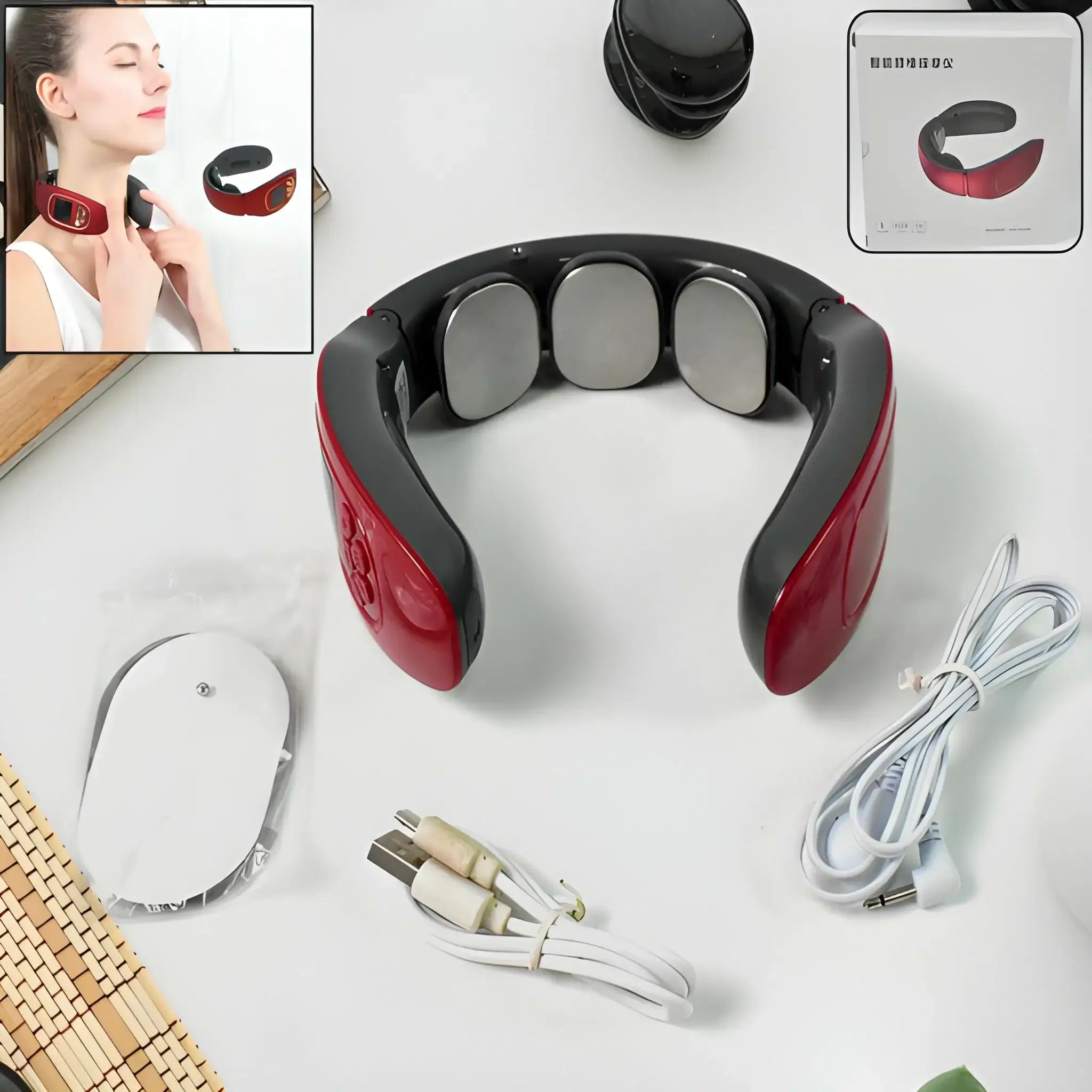3-head tens neck & shoulder massager