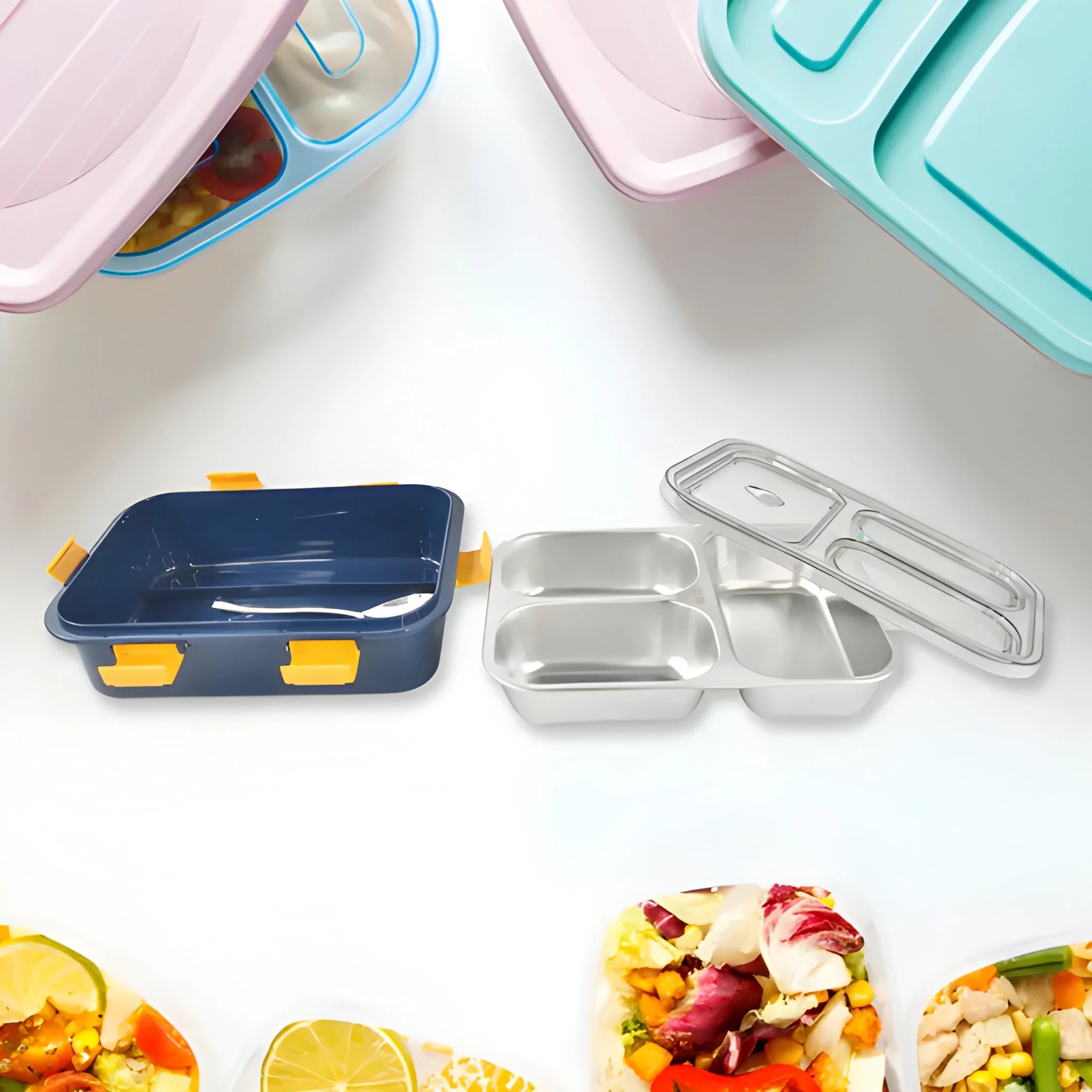 3-tier stainless tiffin