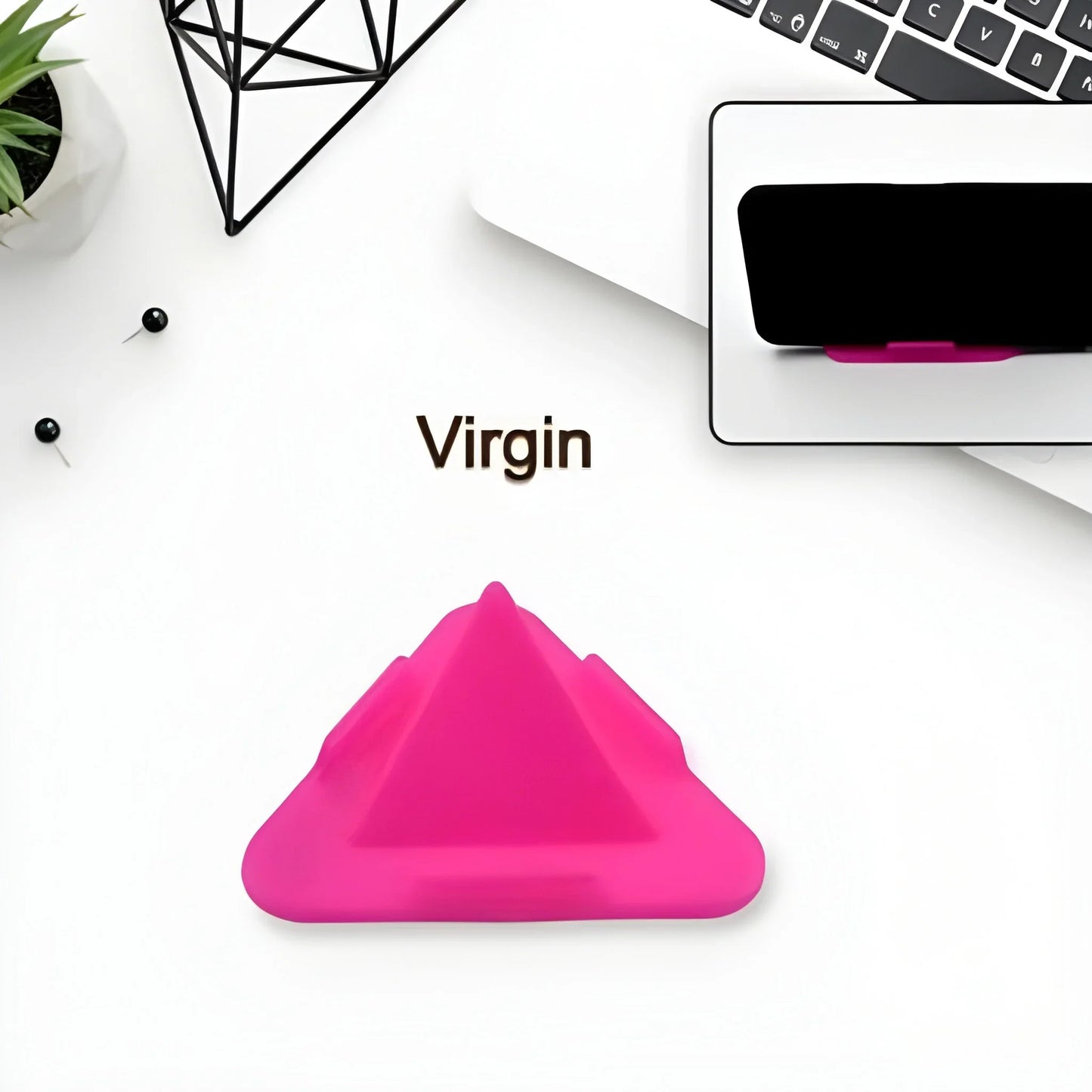 3-Angle Pyramid Phone Stand - Mobile Accessories