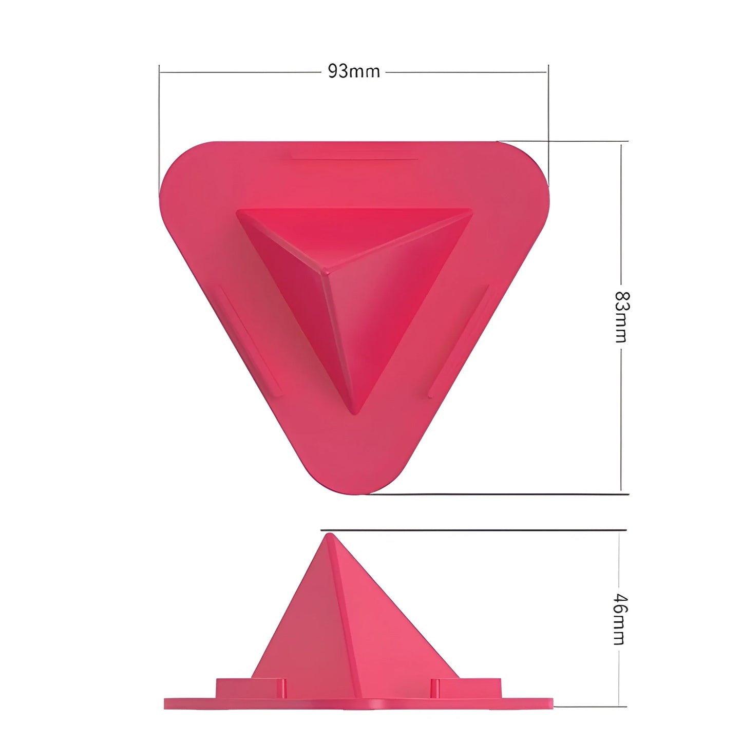 3-Angle Pyramid Phone Stand - Mobile Accessories
