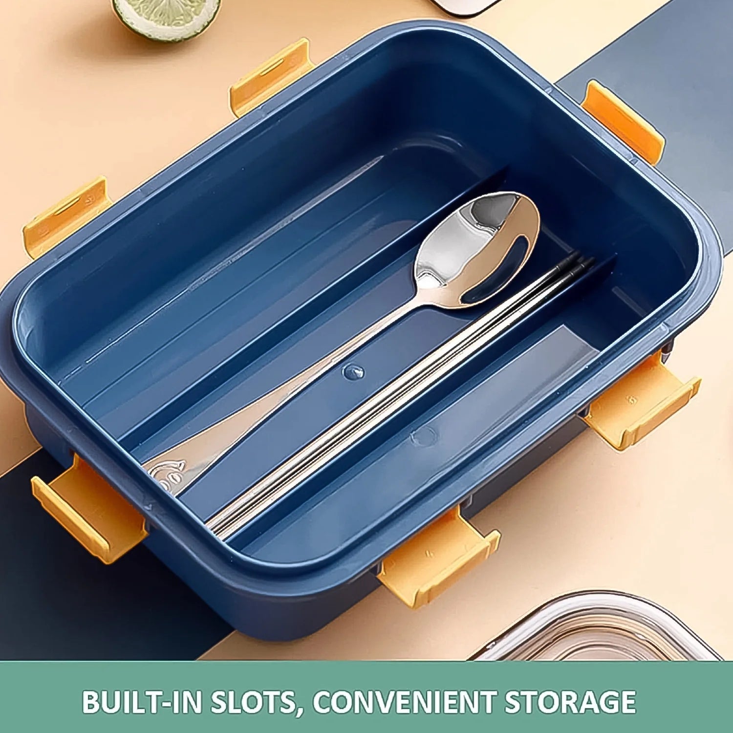 Best 3-compartment steel lunch box - containers | 2025 | fast shipping