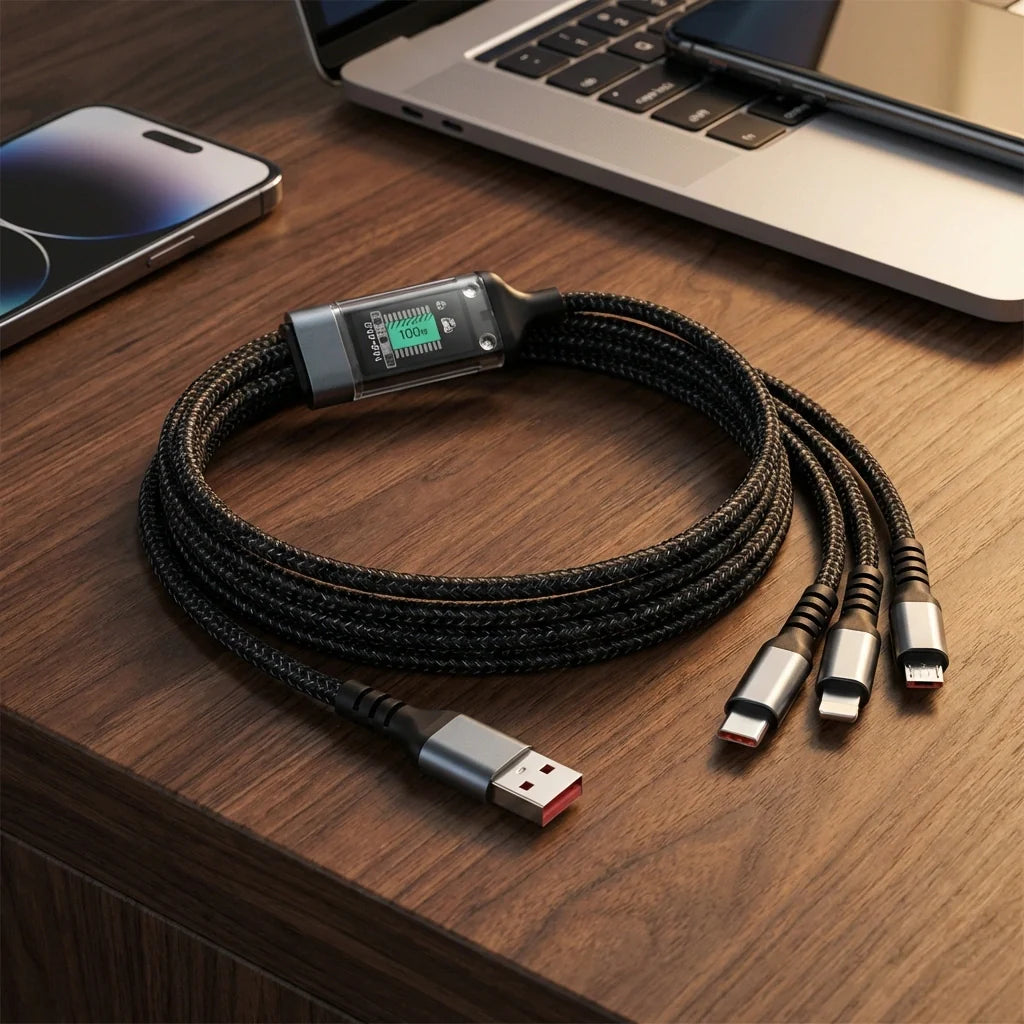 Best 3-in-1 100w super fast charging cable - usb cables | 2026 | shipping