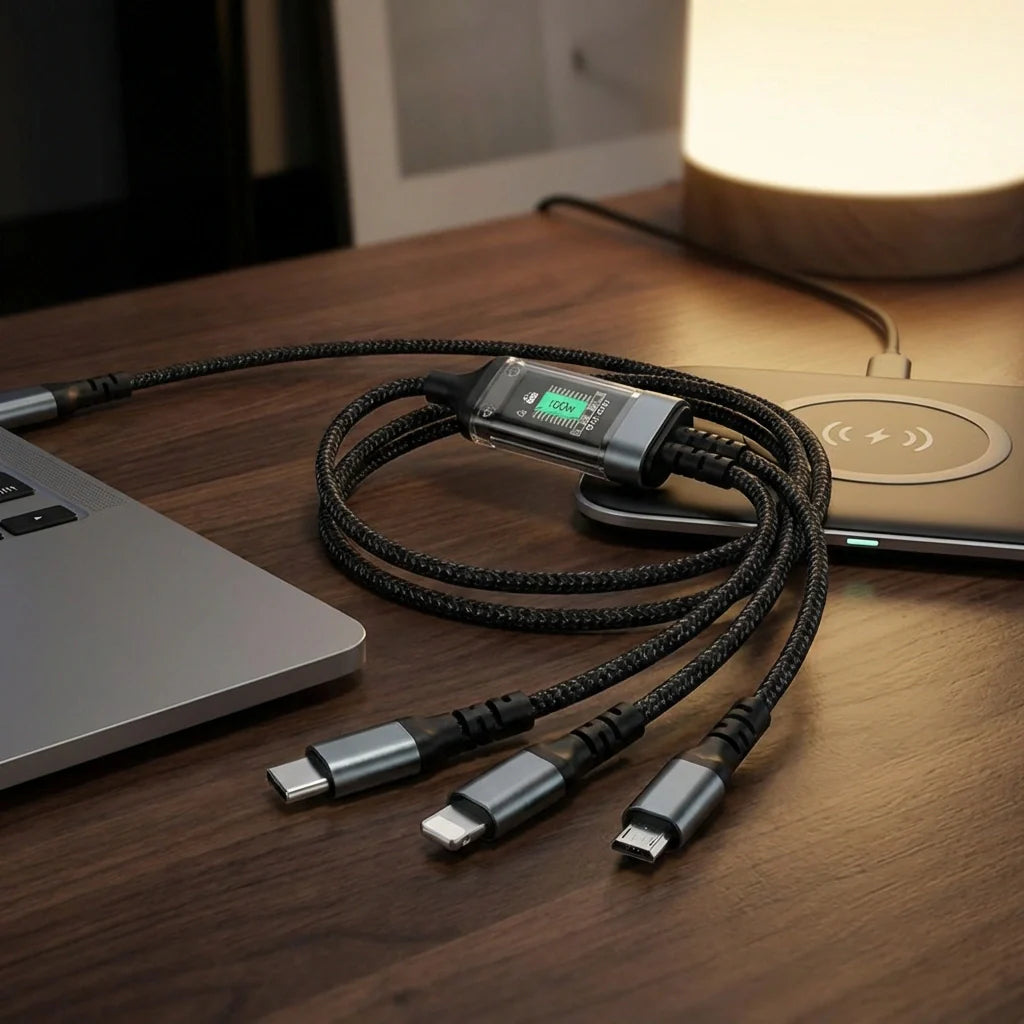 Best 3-in-1 100w super fast charging cable - usb cables | 2026 | shipping