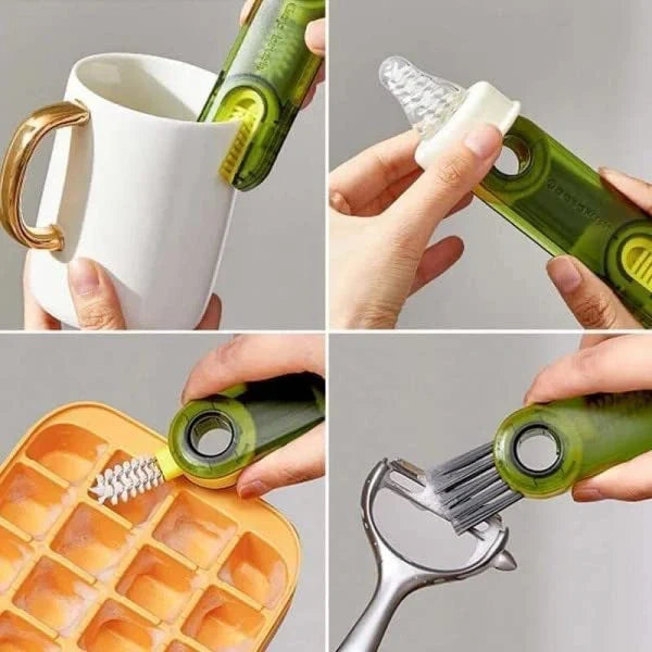 3-in-1 Bottle & Lid Brush - Home Improvement