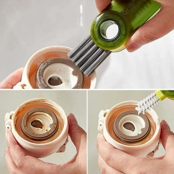 3-in-1 Bottle & Lid Brush - Home Improvement