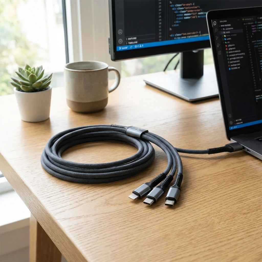 Best 3-in-1 fast cable - usb cables | 2026 | shipping