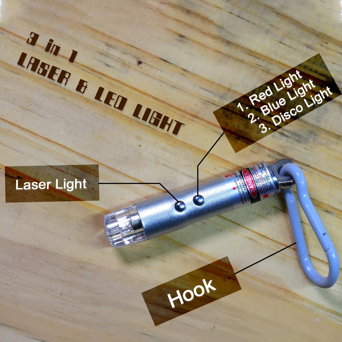 Best 3-in-1 led flashlight keychain - handheld torches | 2025 | fast shipping