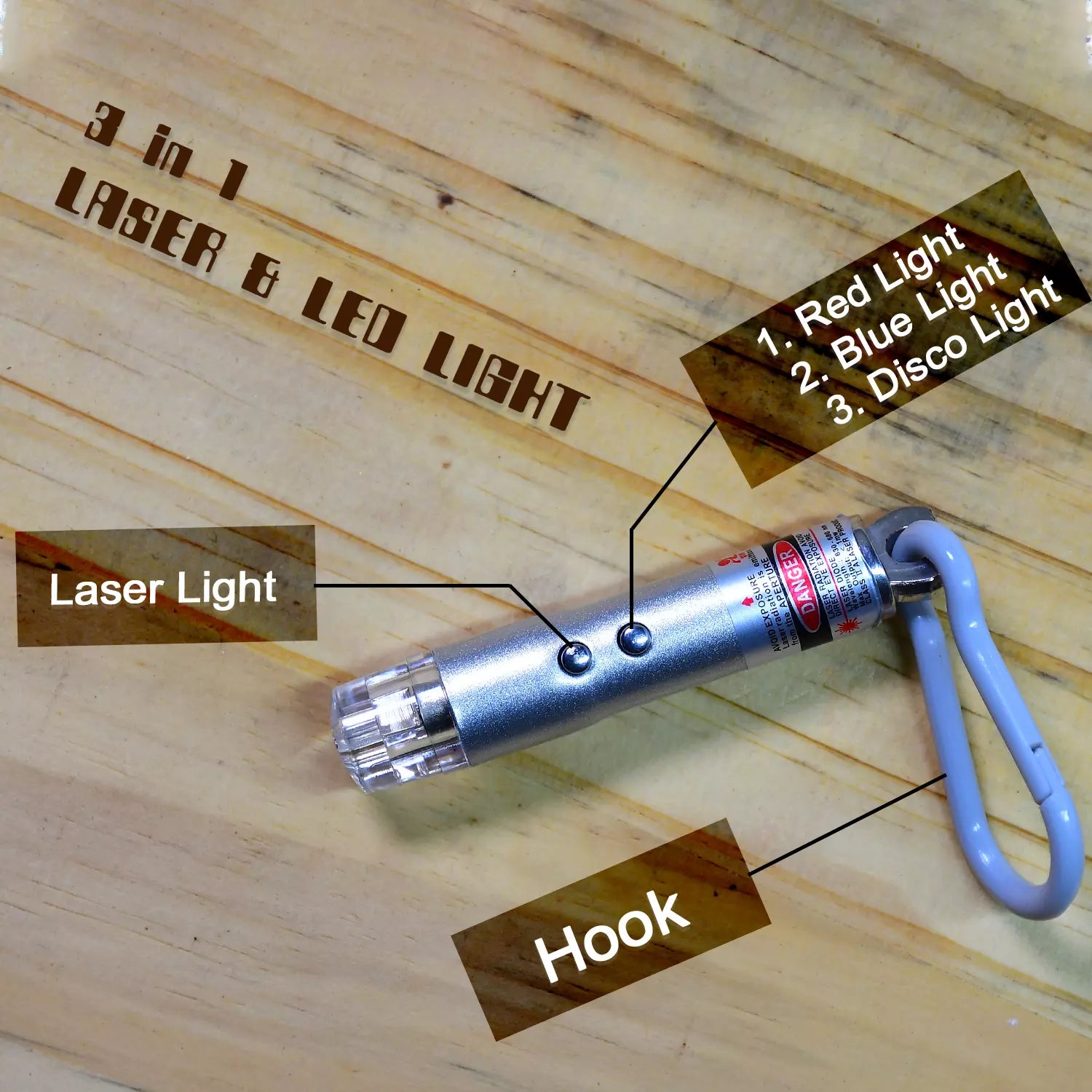 Best 3-in-1 led flashlight keychain - handheld torches | 2025 | fast shipping