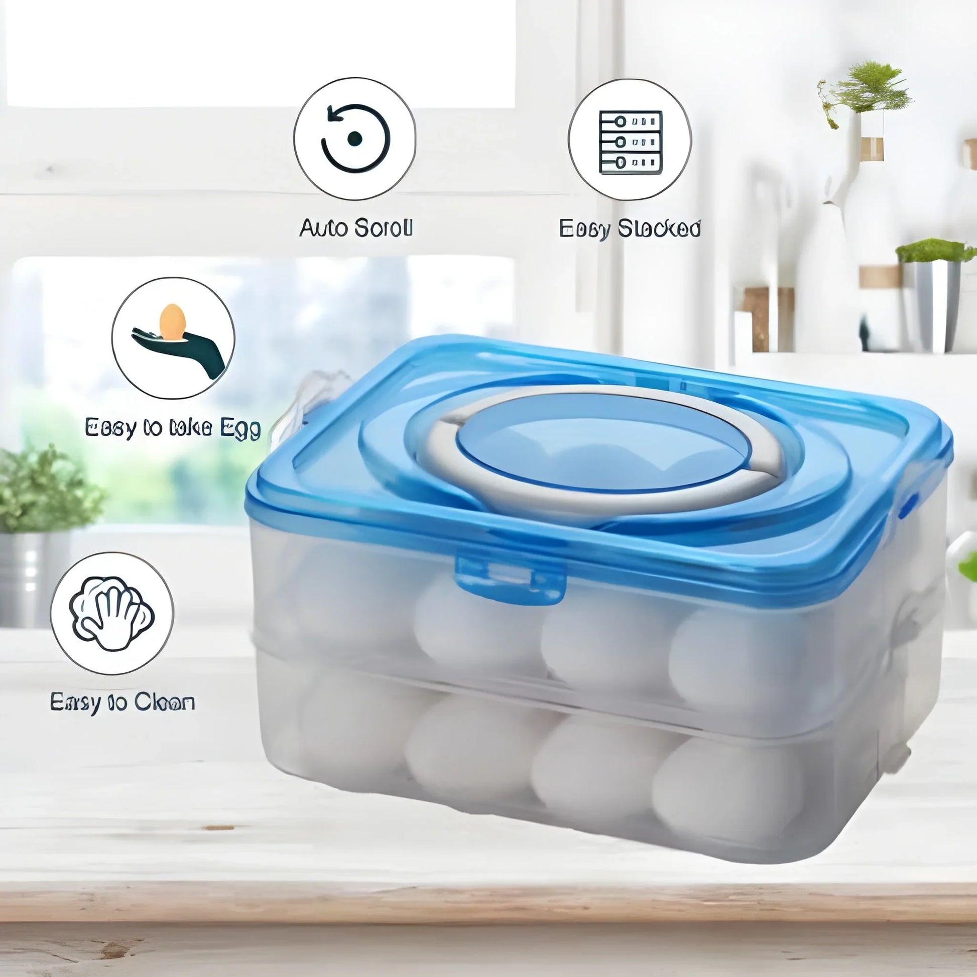 Best 3-layer plastic refrigerator egg storage box - home & garden | 2025 | fast shipping