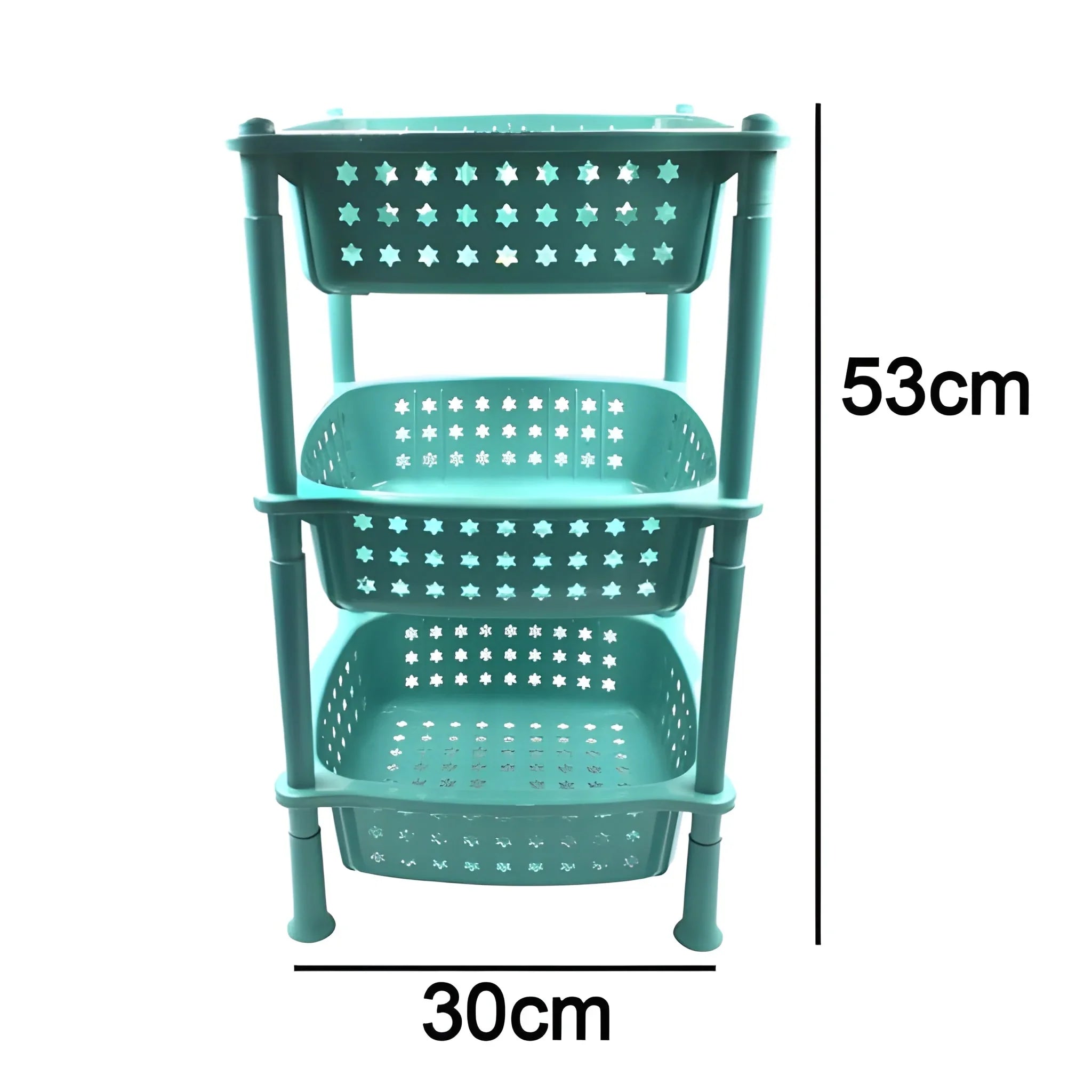 Best 3 layer squre kitchen trolley basket - furniture | 2025 | fast shipping