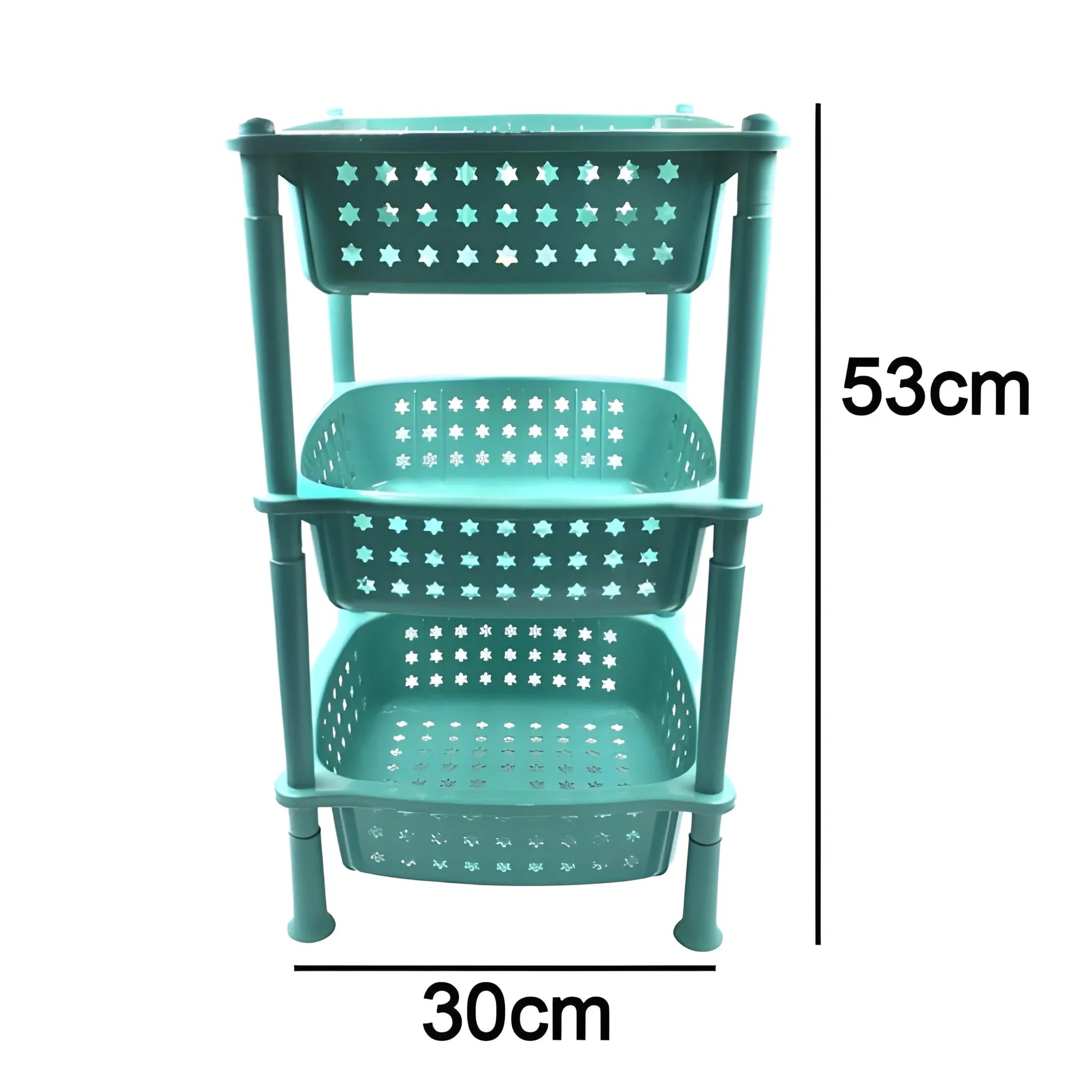 Best 3 layer squre kitchen trolley basket - furniture | 2025 | fast shipping