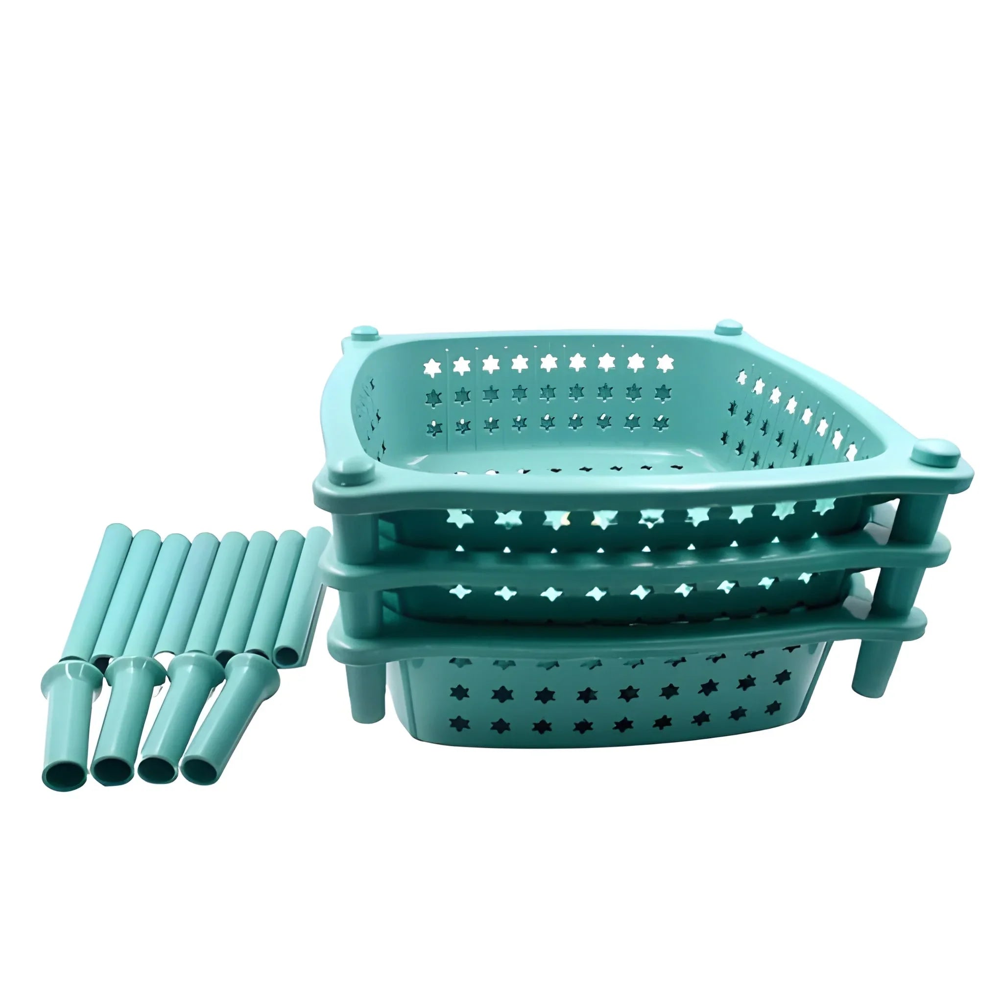Best 3 layer squre kitchen trolley basket - furniture | 2025 | fast shipping