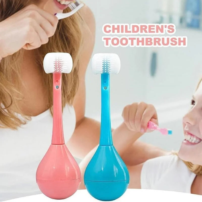 3-Sided Toddler Toothbrush - Home Improvement