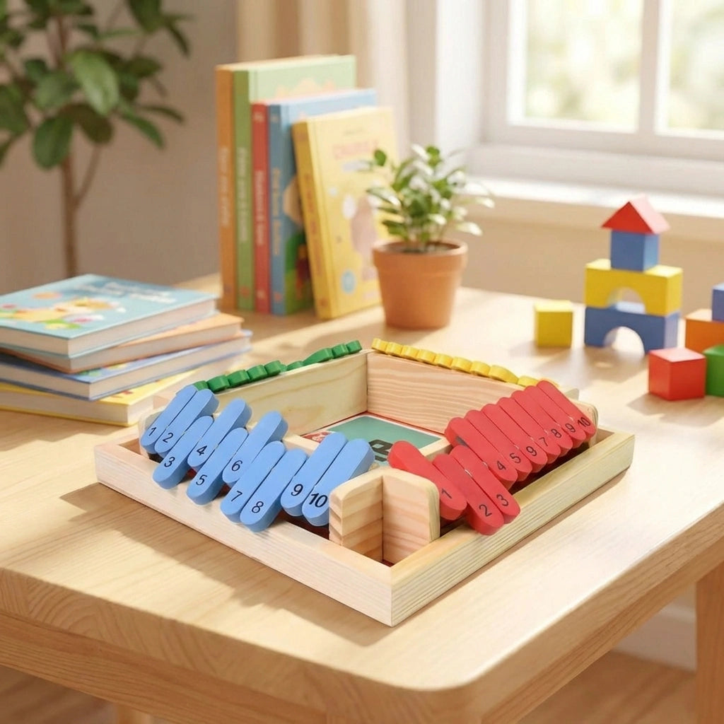 Wooden Shut The Box Game