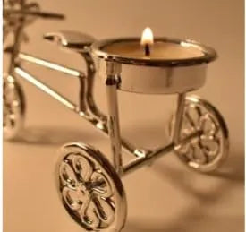 Cycle tealight candle holder (1 pc)