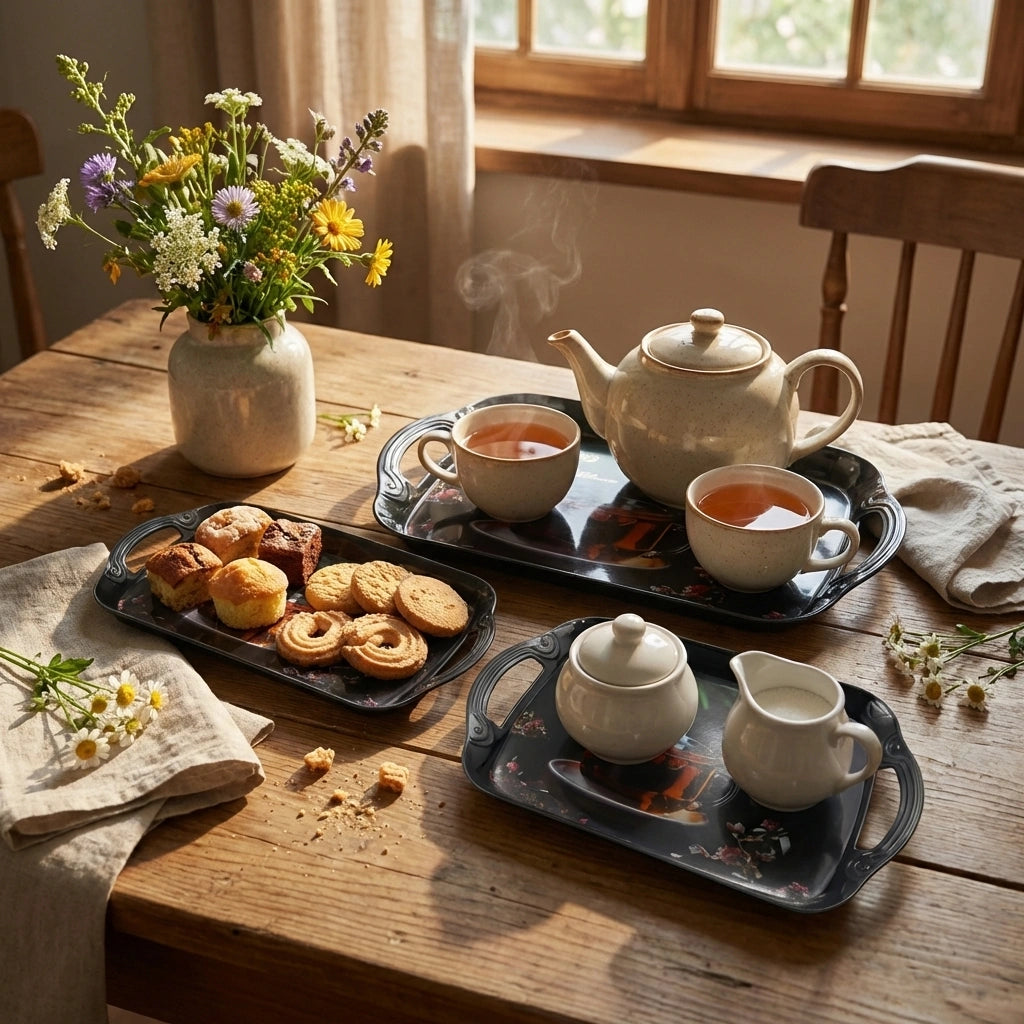 Melamine Serving Tray Set Of 3