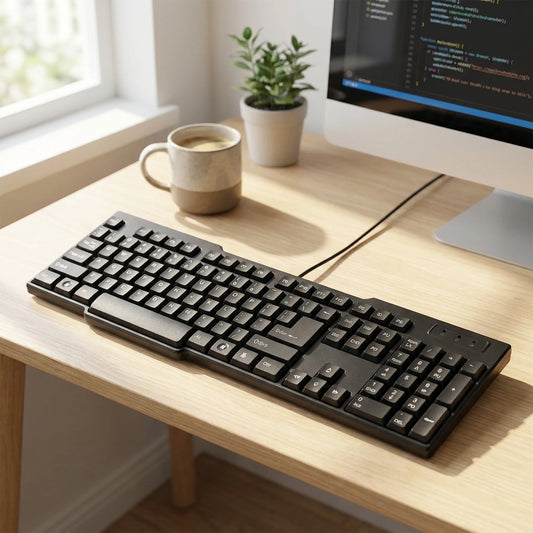 Wired USB Keyboard 104 Keys