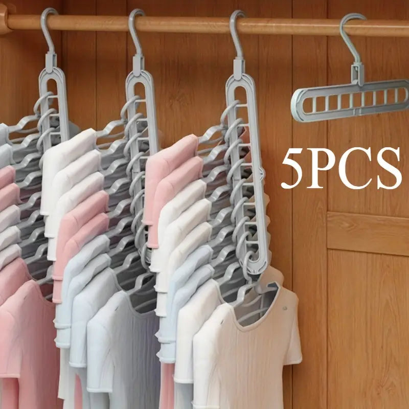 10-pack plastic hanging hooks