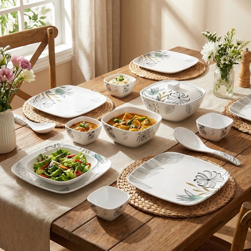 11-Piece Dinner Set with Donga