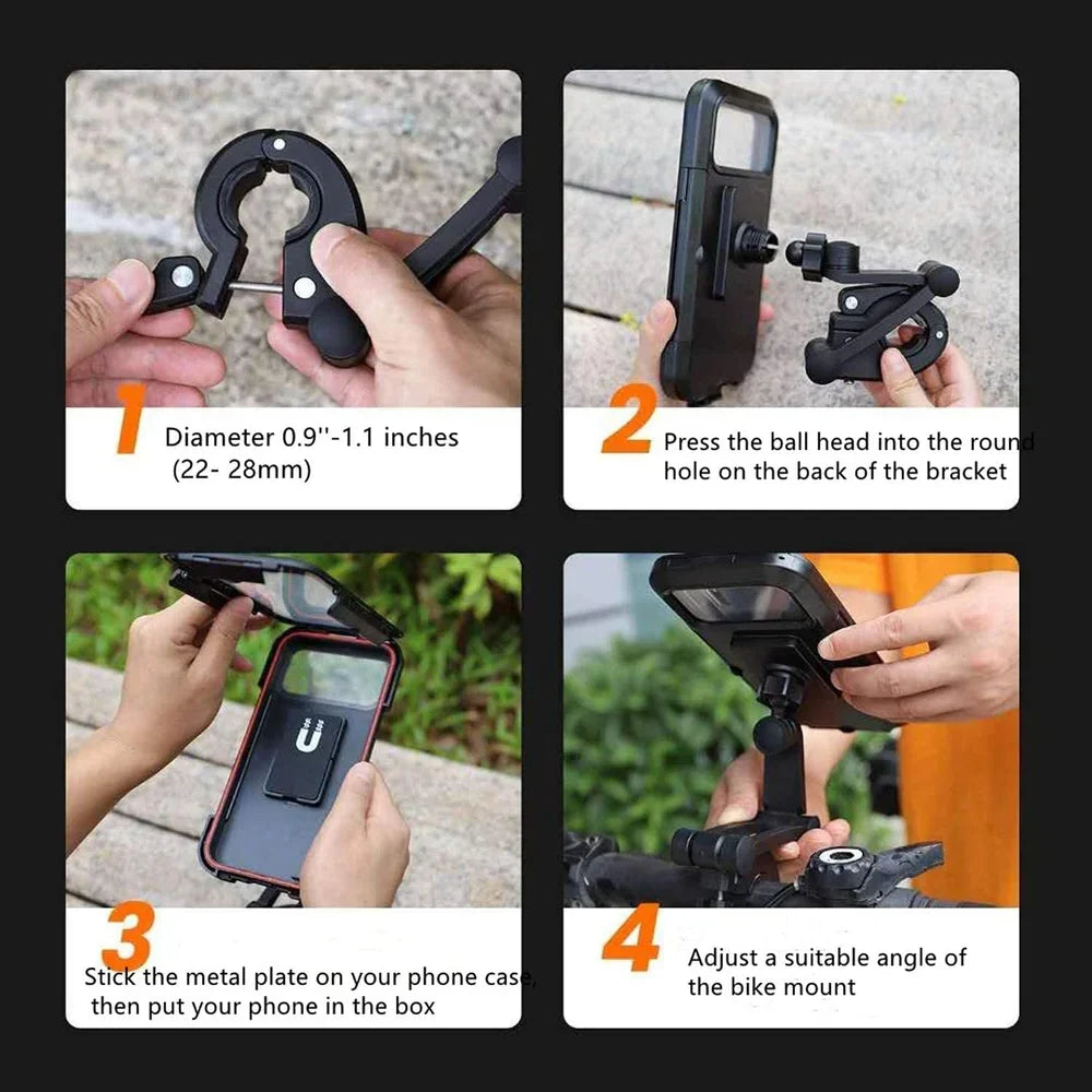 Best 360° motorcycle phone holder - mobile stands | 2025 | fast shipping