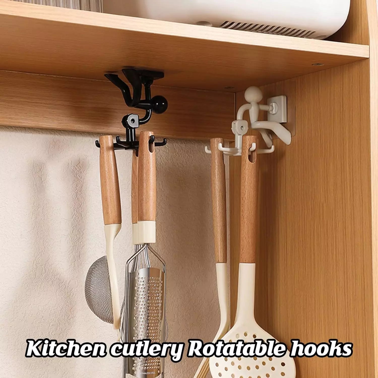 Best 360° rotating 6 claw kitchen hook organizer - 2025 | fast shipping