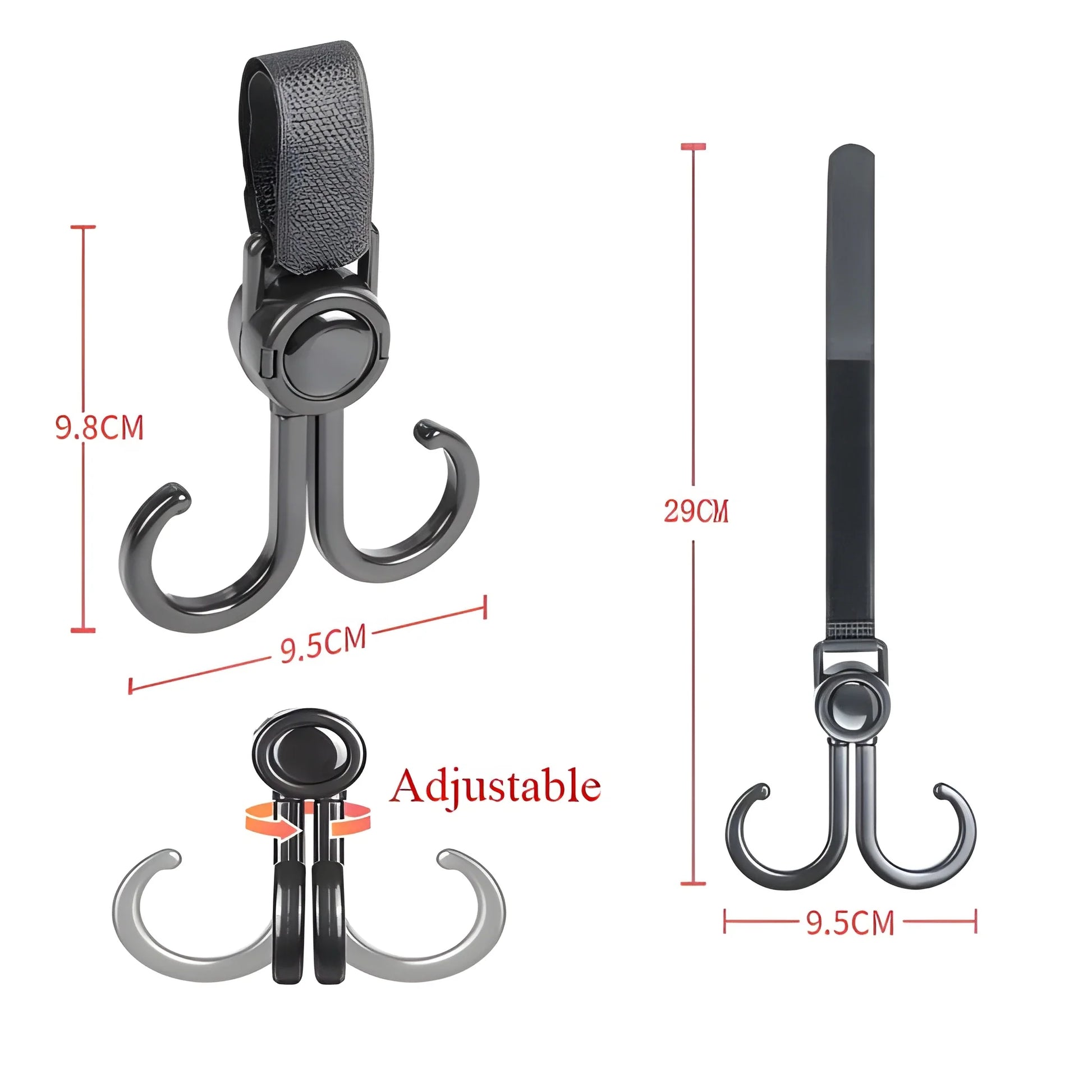 360° Rotating Stroller Hook - Home Improvement