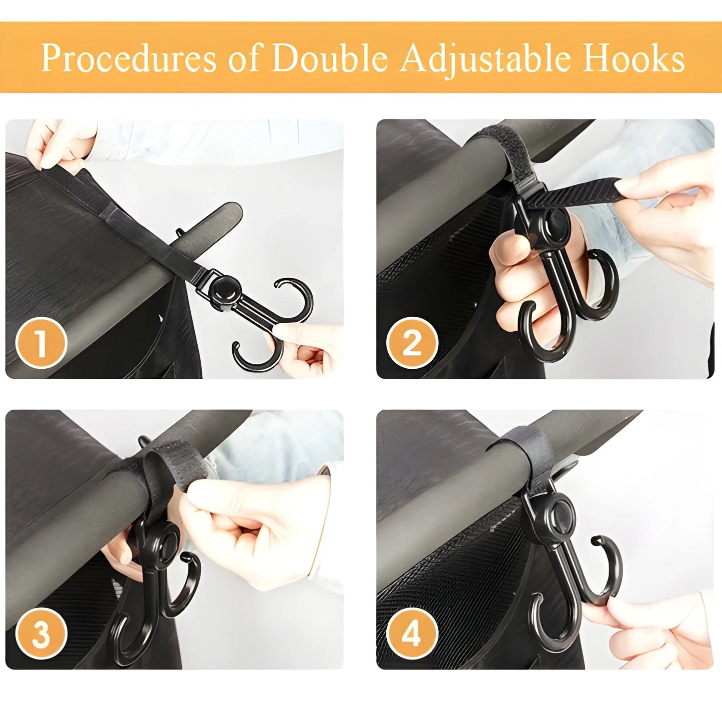 360° Rotating Stroller Hook - Home Improvement