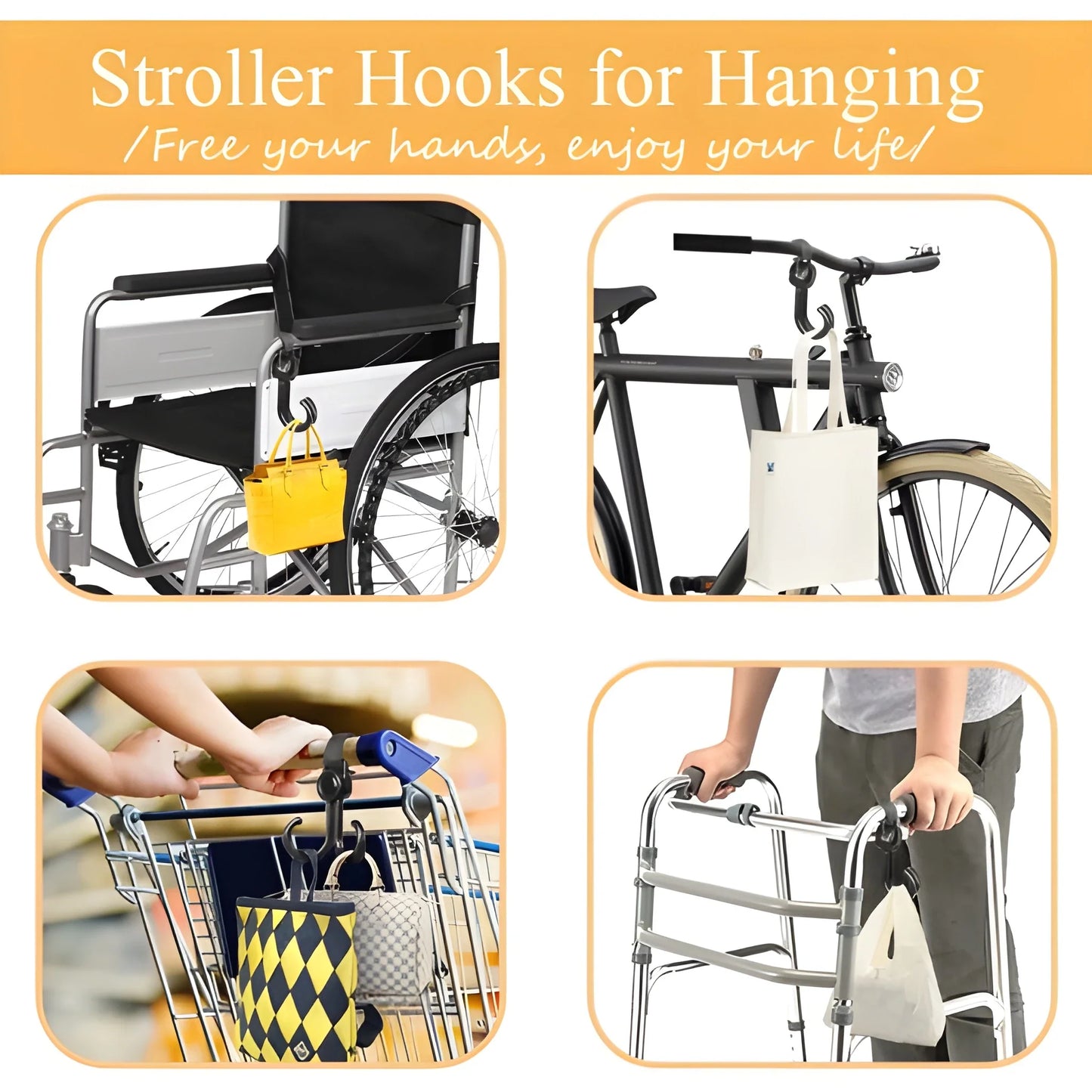 360° Rotating Stroller Hook - Home Improvement