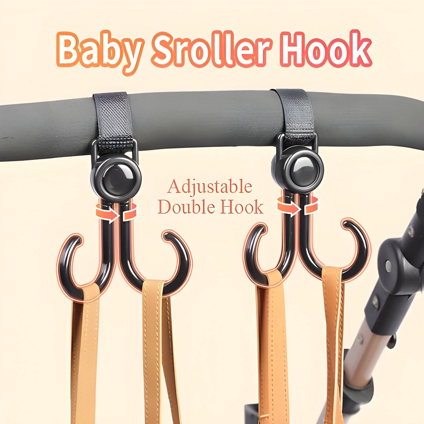 360° Rotating Stroller Hook - Home Improvement