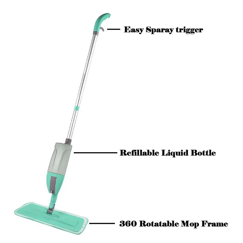 Best 360° spray mop with washable pad - mops | 2025 | fast shipping