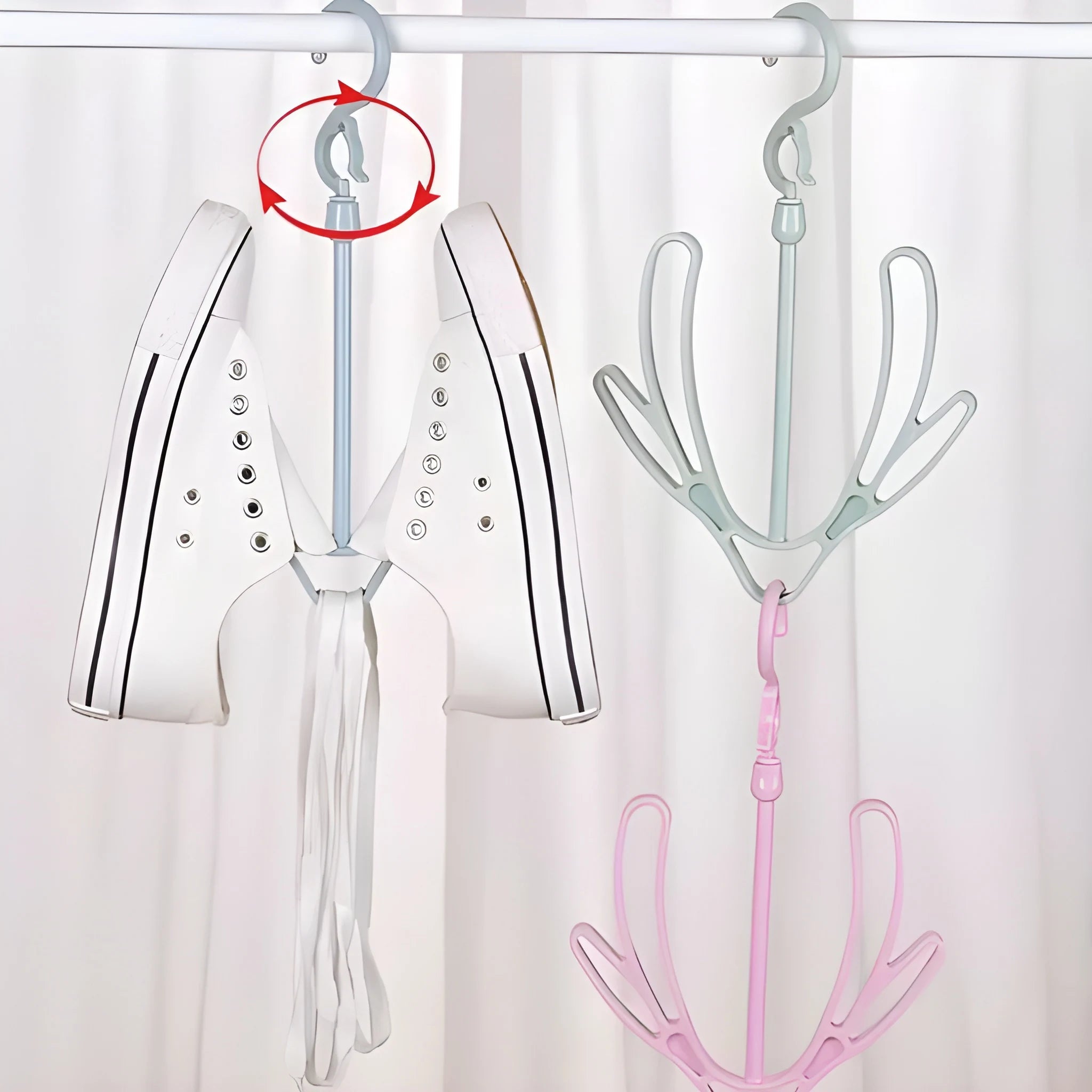 360° shoe dryer hanger