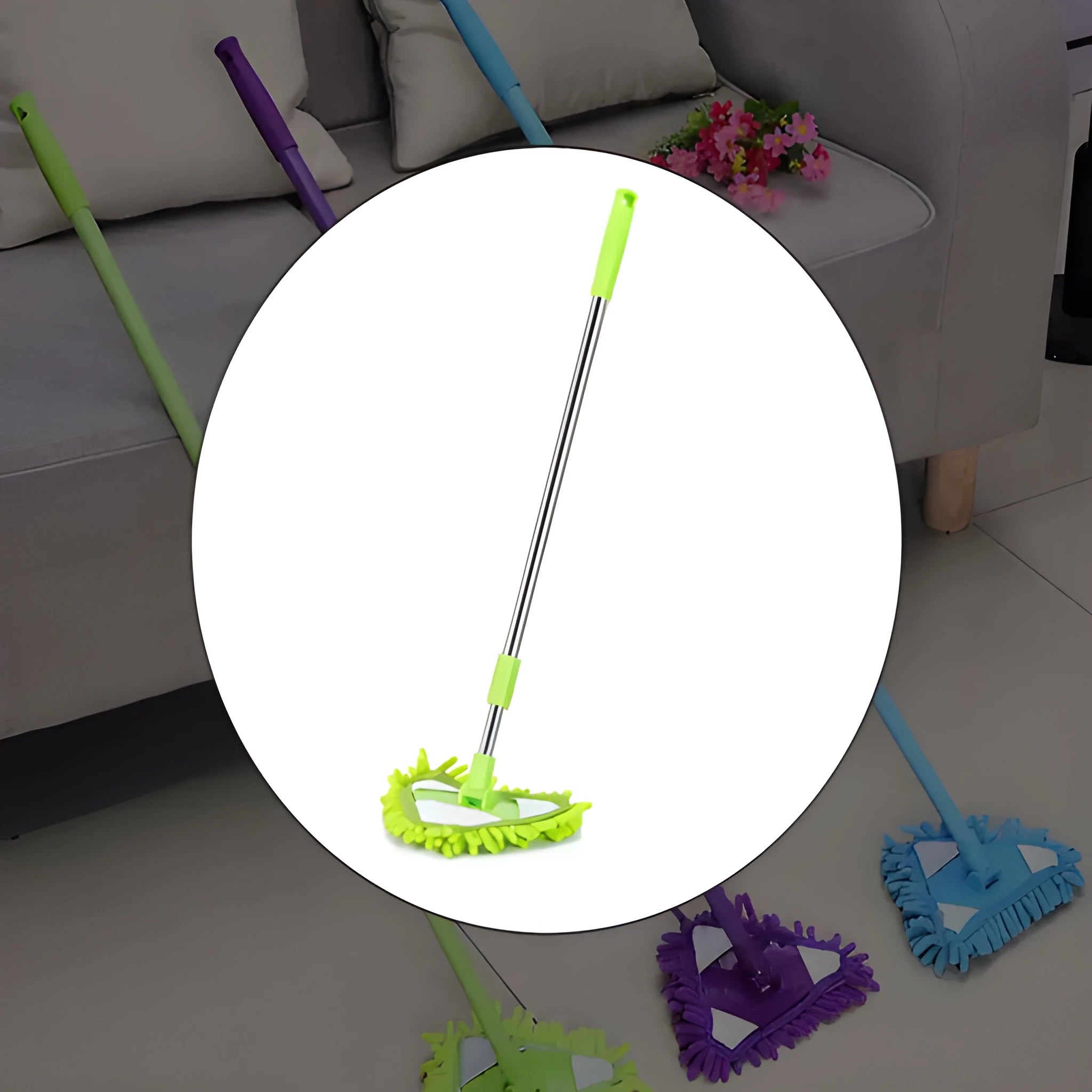 360° swivel corner mop