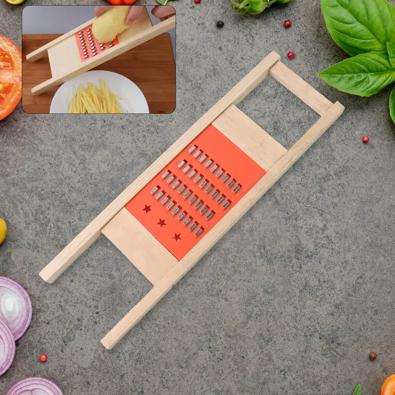 Wooden Cucumber Vegetable Shredder Cutter Grater Slicer - Home & Kitchen