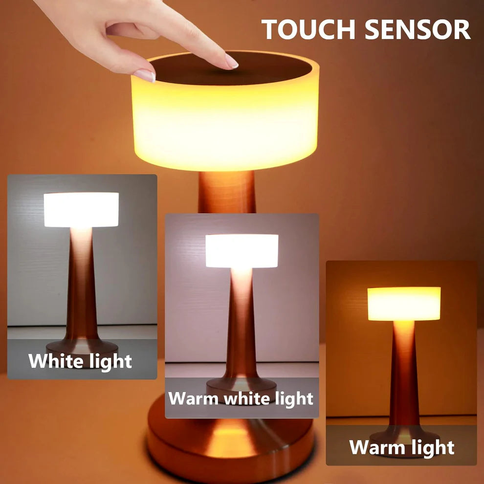 Led touch control table lamp