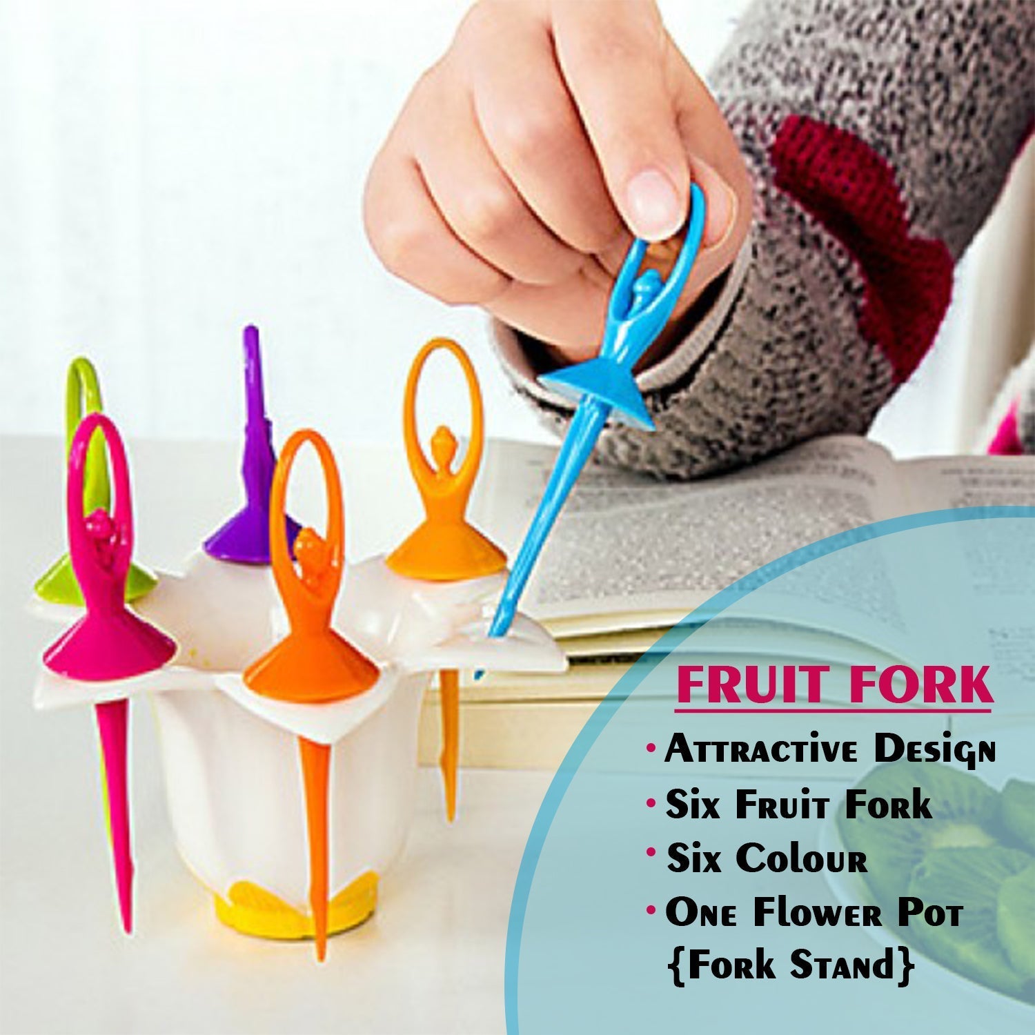 Dancing Doll Fruit Forks