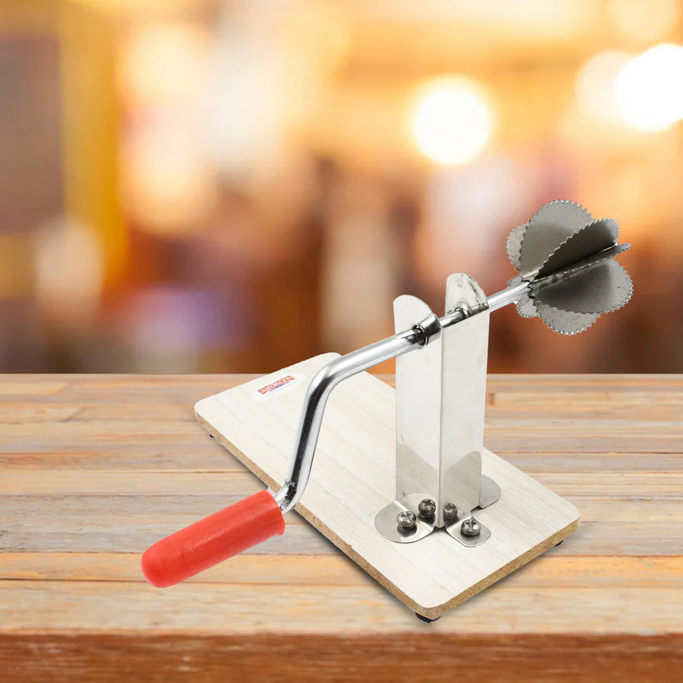 Stainless steel coconut scraper