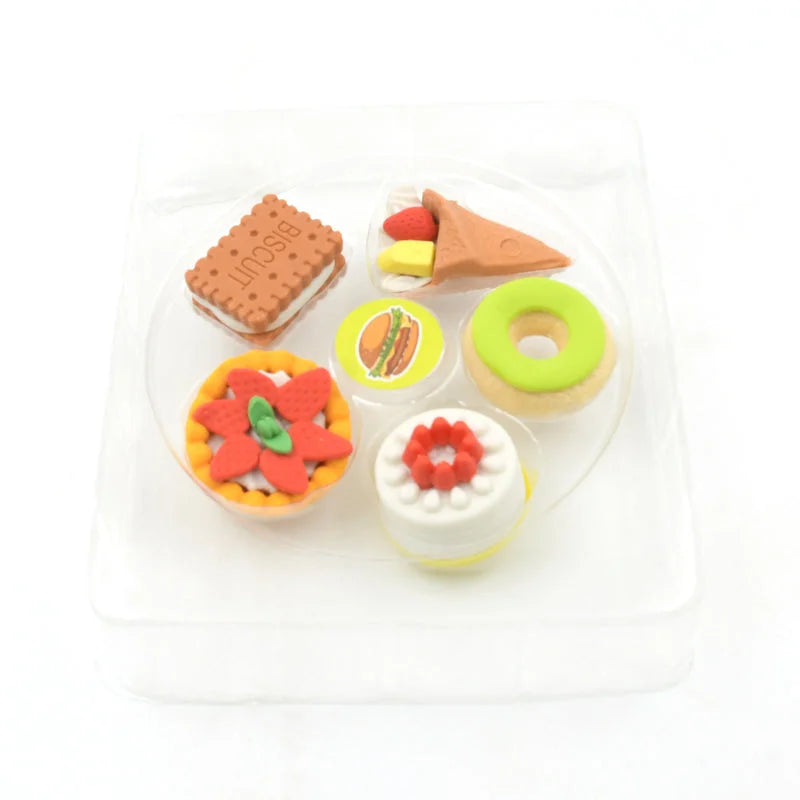 3D Fast Food Erasers - Office