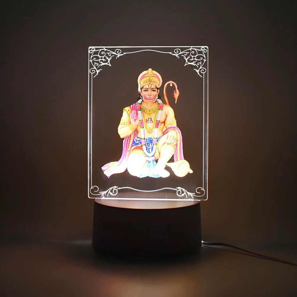 Best 3d lord hanuman led lamp - night lights & ambient lighting | 2025 | fast shipping