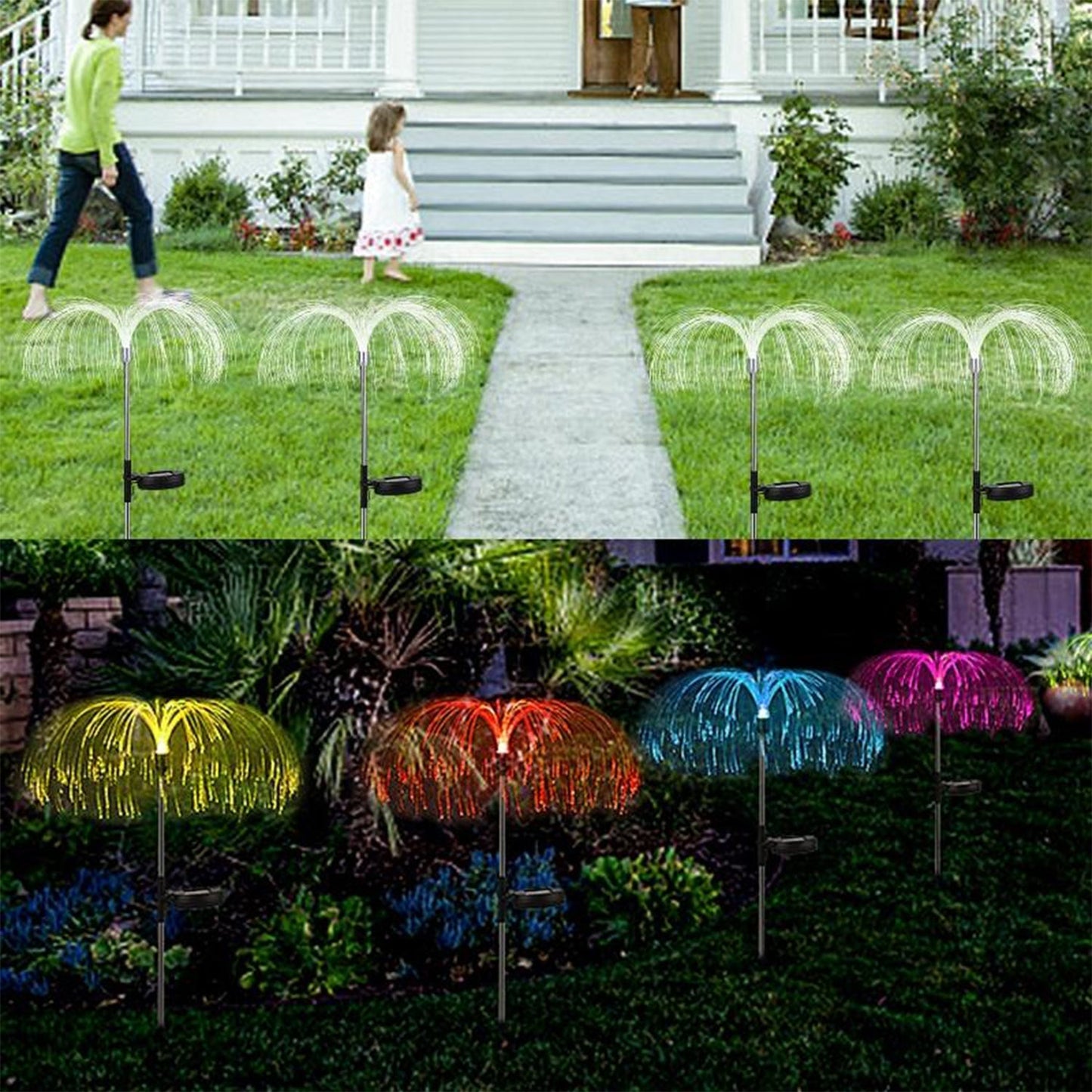 Solar Jellyfish Garden Lights