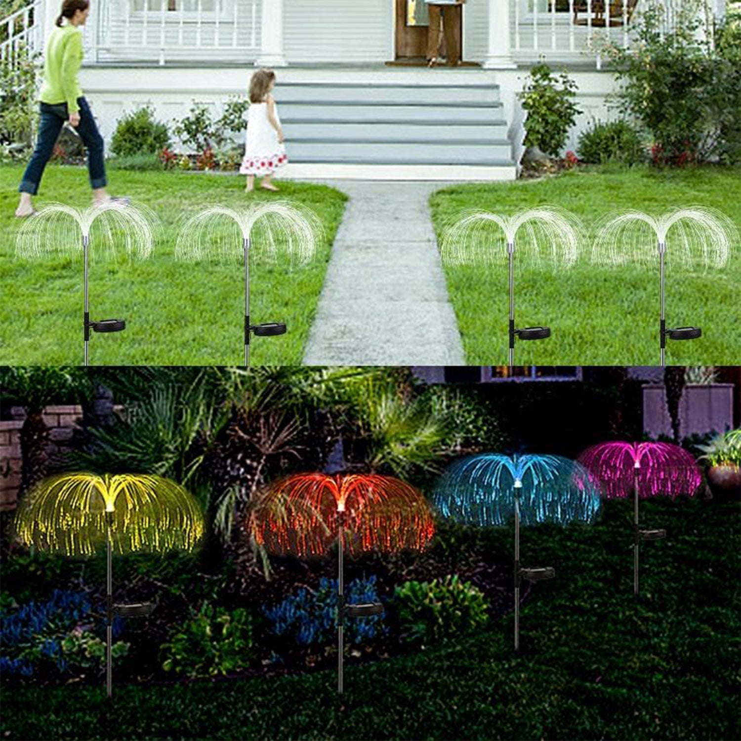 Solar Jellyfish Garden Lights