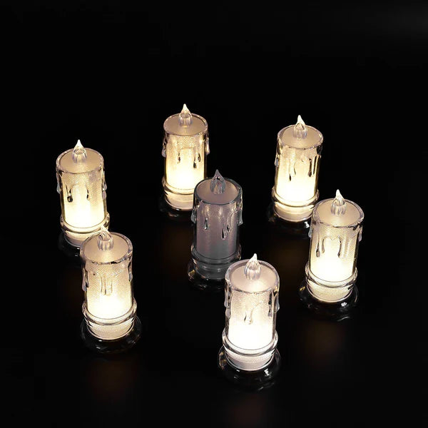 Flameless led candles – 12 pcs