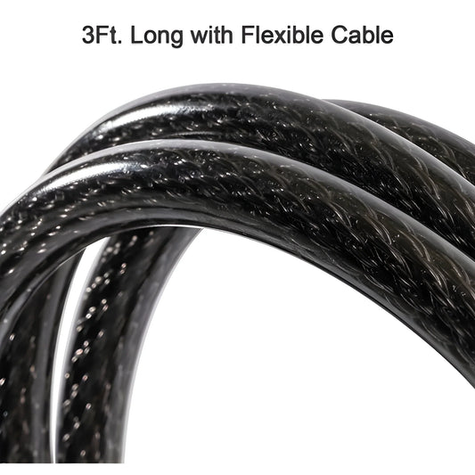 4-Dial Combination Cable Lock - Home Improvement