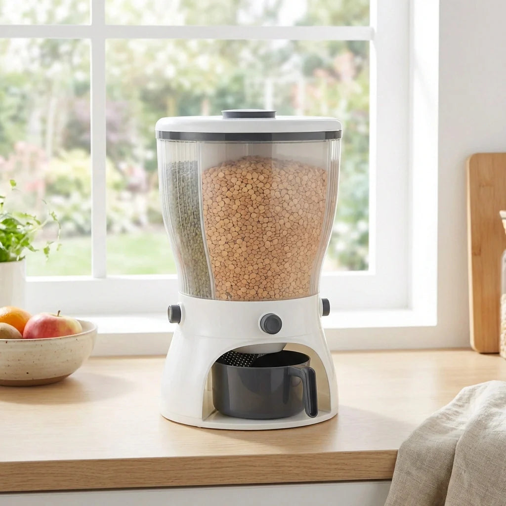Best 4-in-1 grain dispenser container - food dispensers | 2026 | fast shipping