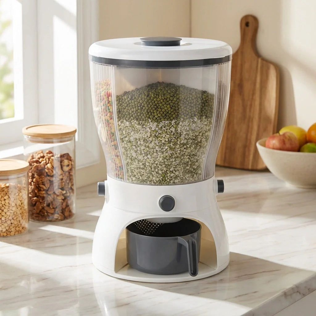 Best 4-in-1 grain dispenser container - food dispensers | 2026 | fast shipping