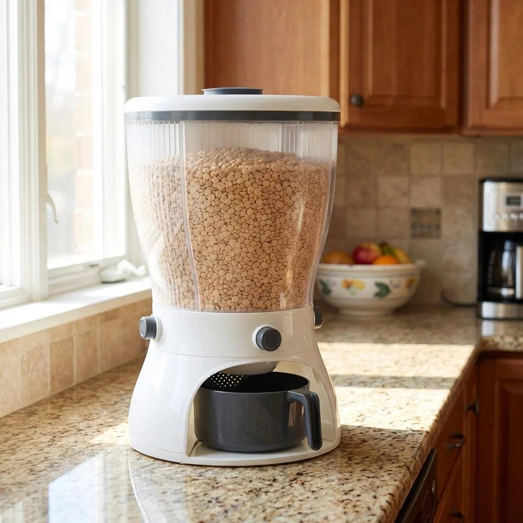 Best 4-in-1 grain dispenser container - food dispensers | 2026 | fast shipping